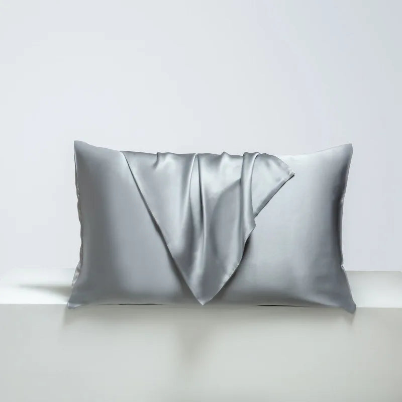 Solid Color Satin Silk-like Pillowcases