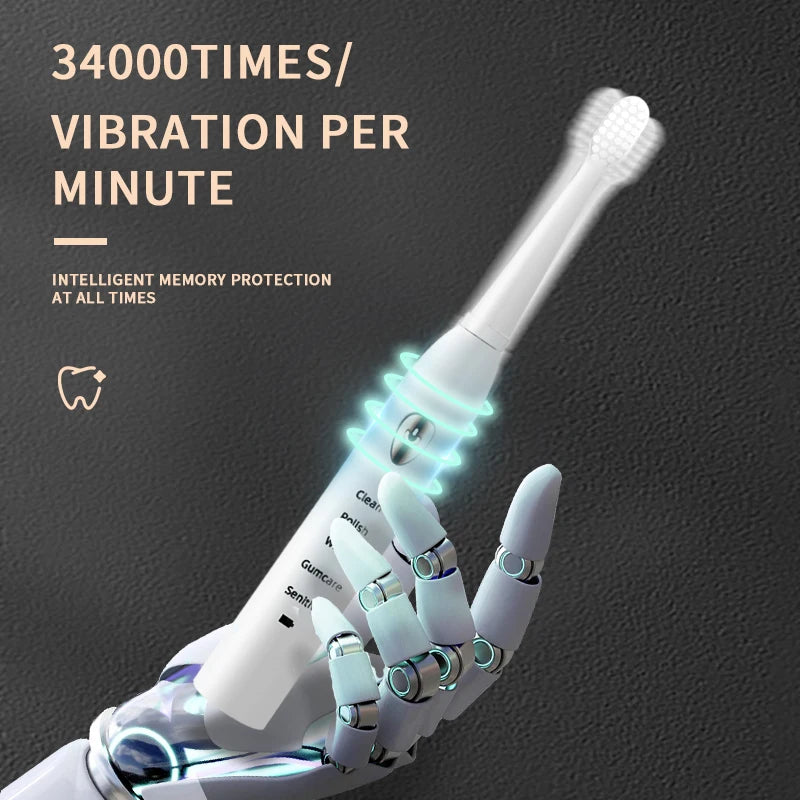 Waterproof Acoustic Electric Toothbrush