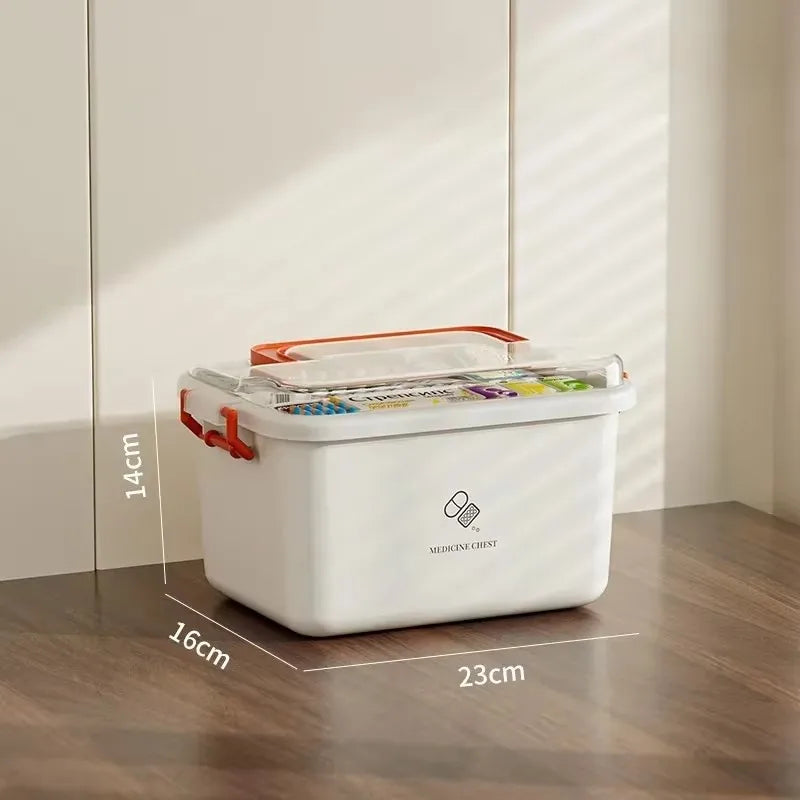 Portable Large Capacity Medicine Box