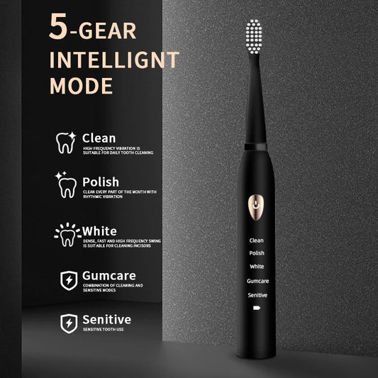 Waterproof Acoustic Electric Toothbrush