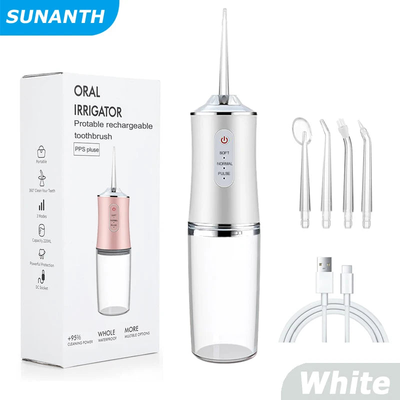 Portable Oral Irrigator Water Flosser