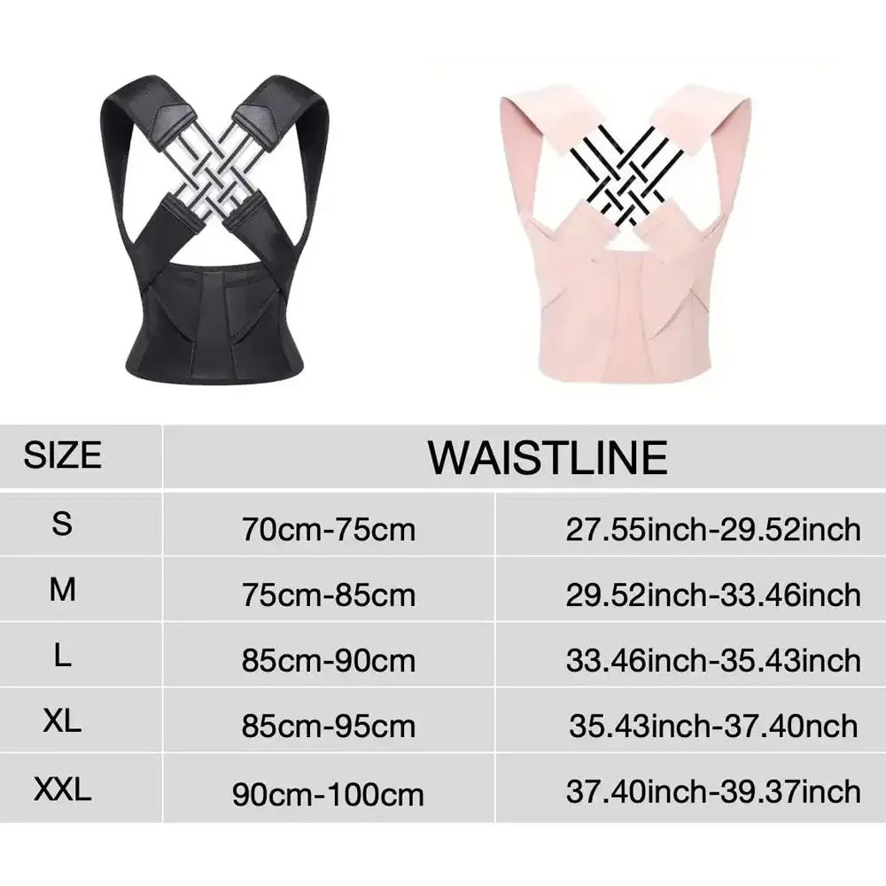 Breathable Back Posture Corrector Brace