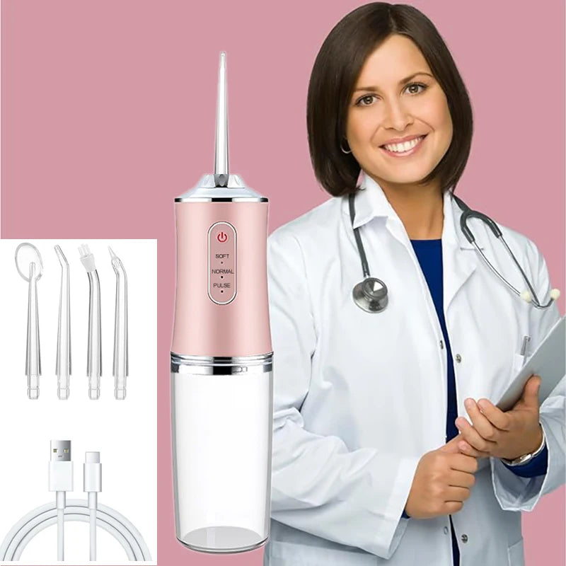 Portable Oral Irrigator Water Flosser