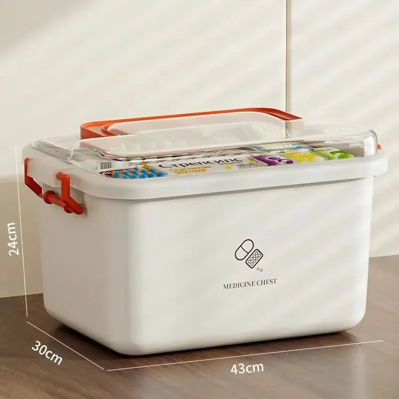 Portable Large Capacity Medicine Box