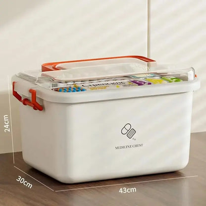 Portable Large Capacity Medicine Box
