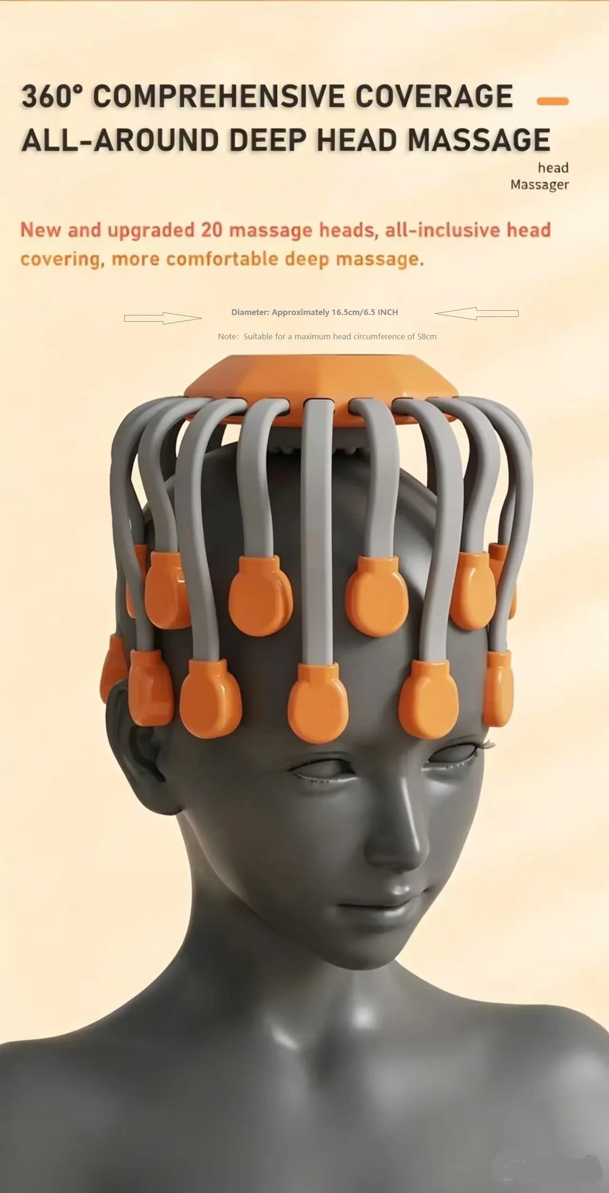 Relaxation Wireless Vibration Scalp Scratcher