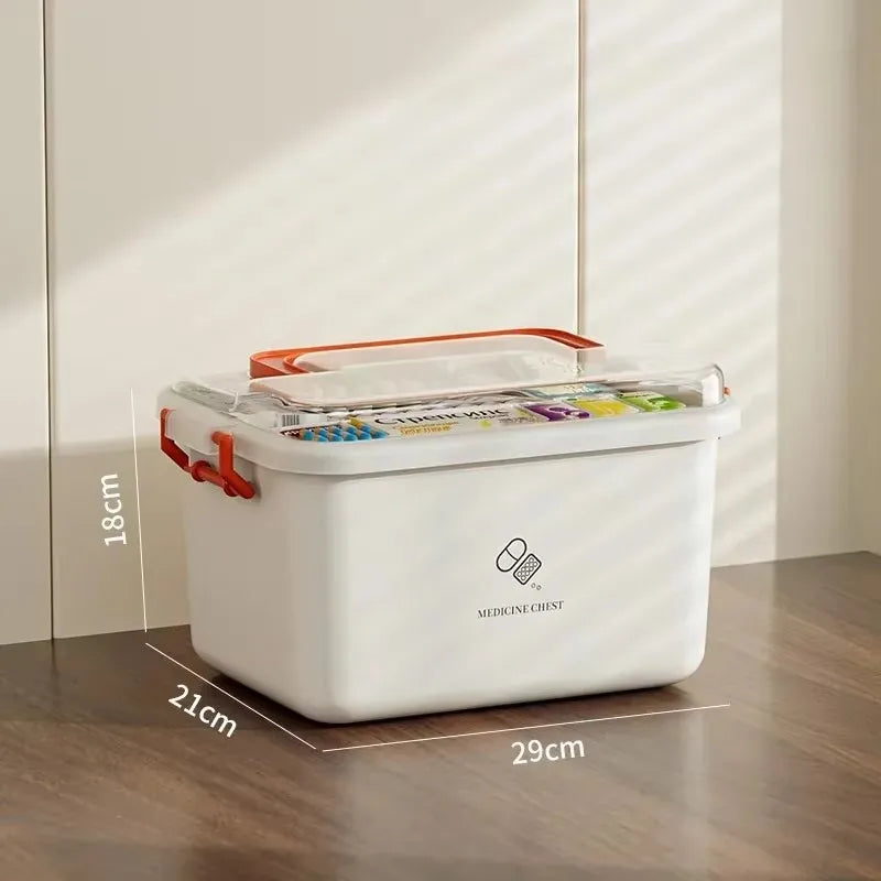 Portable Large Capacity Medicine Box