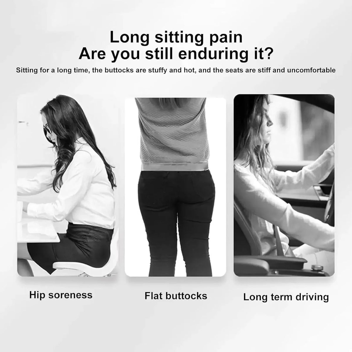 Ergonomic Lumbar Back Support Seat Cushion