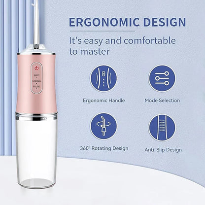 Portable Oral Irrigator Water Flosser