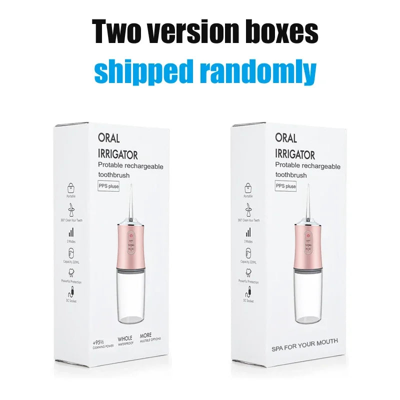 Portable Oral Irrigator Water Flosser