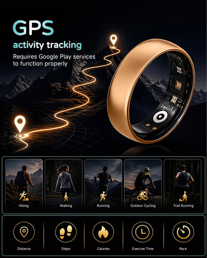 Health Monitor Sleep Temperature Smart Ring