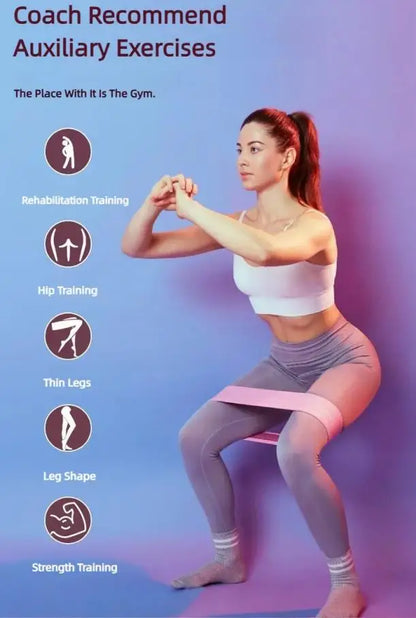 3Pcs Fabric Resistance Hip Booty Bands