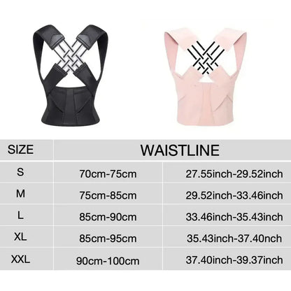 Breathable Back Posture Corrector Brace