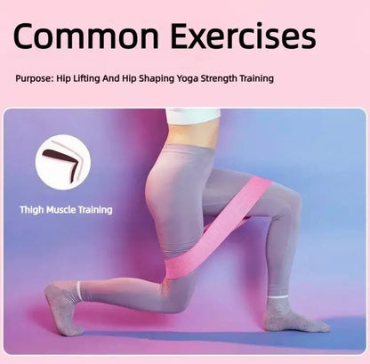 3Pcs Fabric Resistance Hip Booty Bands