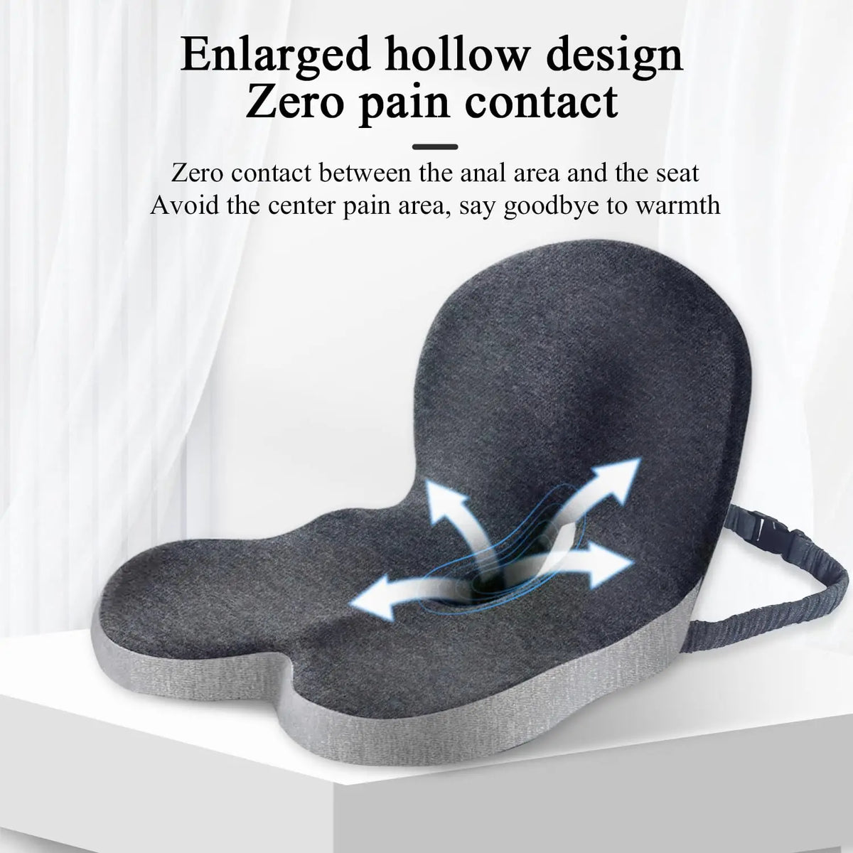 Ergonomic Lumbar Back Support Seat Cushion