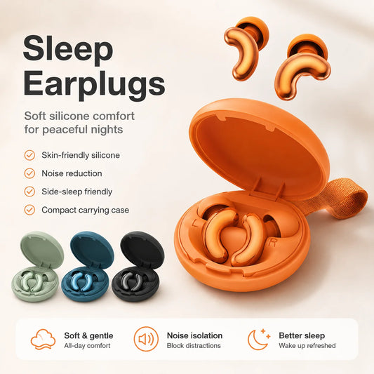 Soft Silicone Sleep Earplugs