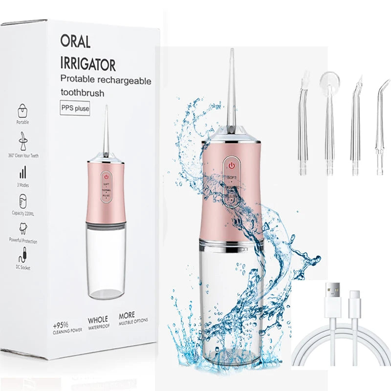 Portable Oral Irrigator Water Flosser