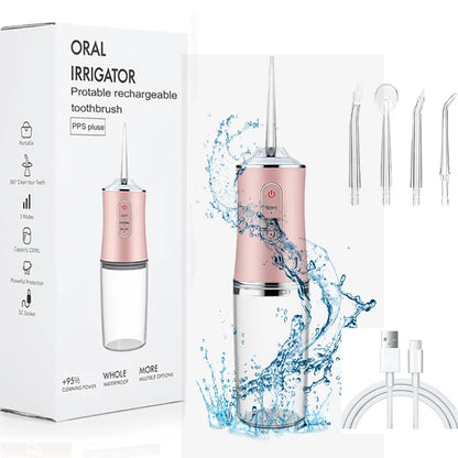 Portable Oral Irrigator Water Flosser