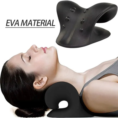 Neck Stretcher Relaxer Cervical Chiropractic Traction Pillow