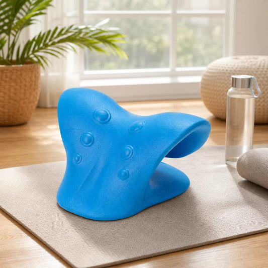Neck Stretcher Relaxer Cervical Chiropractic Traction Pillow